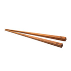 Teakholz Essstäbchen Set | Handgefertigte Holz Chopsticks Natur