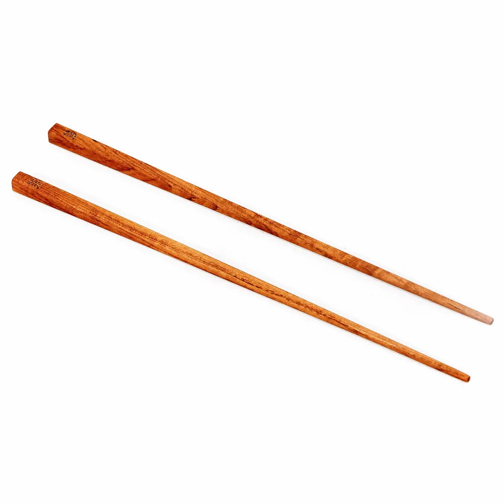 Teakholz Essstäbchen Set | Handgefertigte Holz Chopsticks Natur