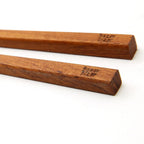 Teakholz Essstäbchen Set | Handgefertigte Holz Chopsticks Natur