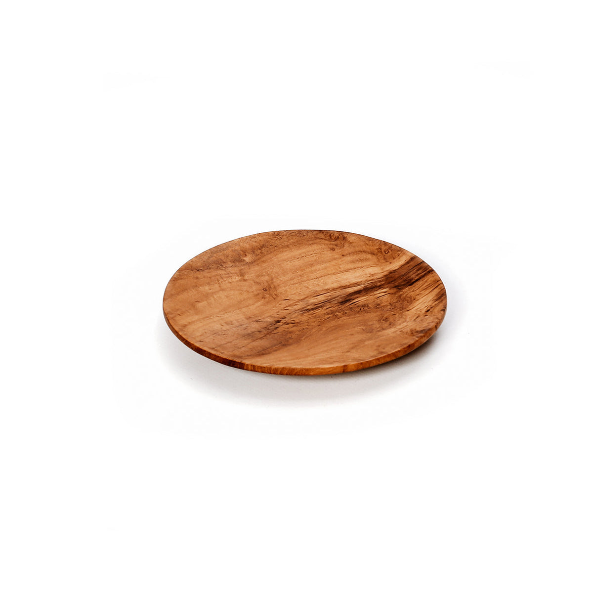 Teakholz Teller Rund XS | Kleiner Holzteller & Untersetzer