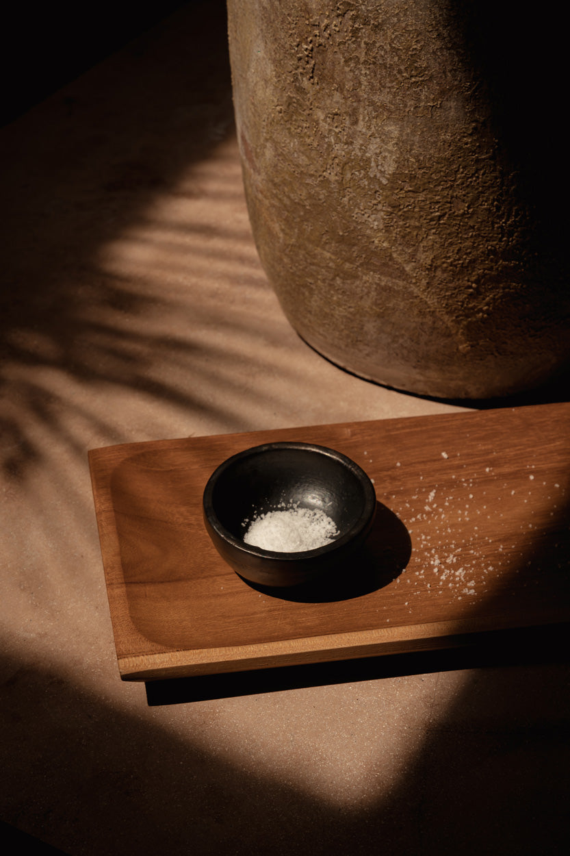 Teakholz Sushi Brett S | Rechteckiges Holz Servierbrett Natur