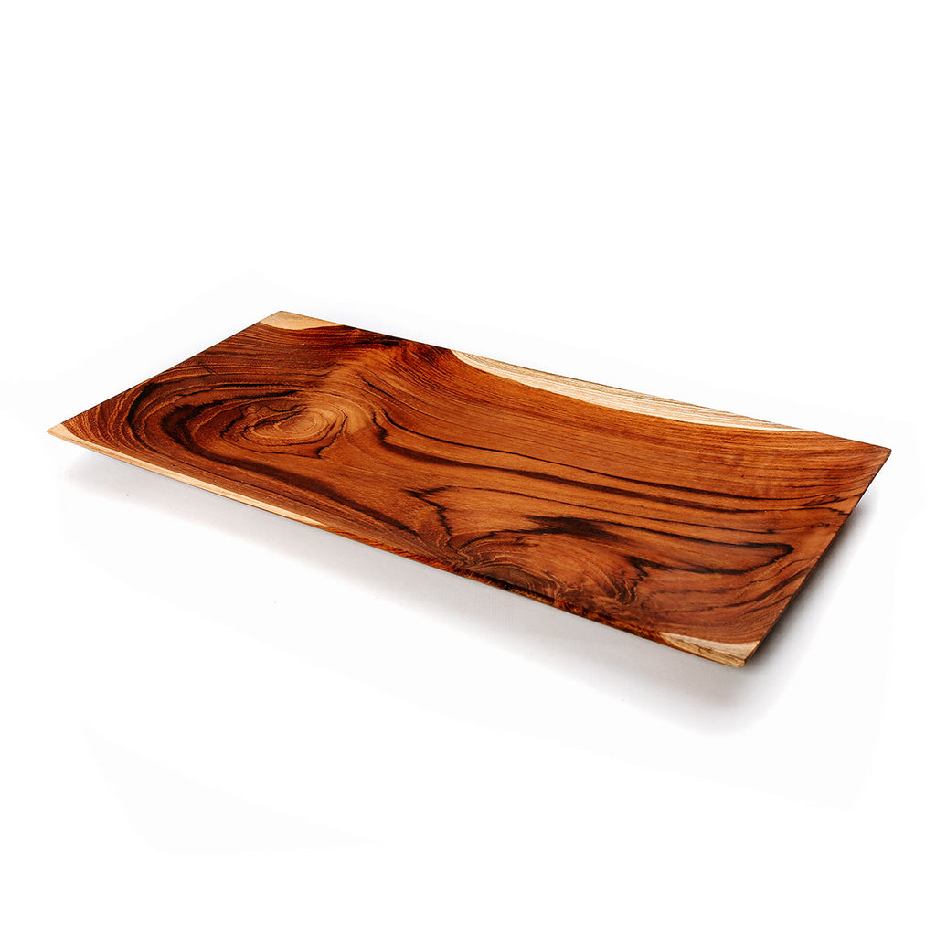 3-Piece Teak Serving Board Set (S/M/L) – Nesting Sushi & Tapas Platter Set