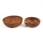 Teak Wurzelholz Snack Schale S | Natur Knabberschale Unikat