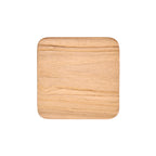 Set of 4 Smooth Mix Coasters – Genuine Teak Wood Coaster Set, Square