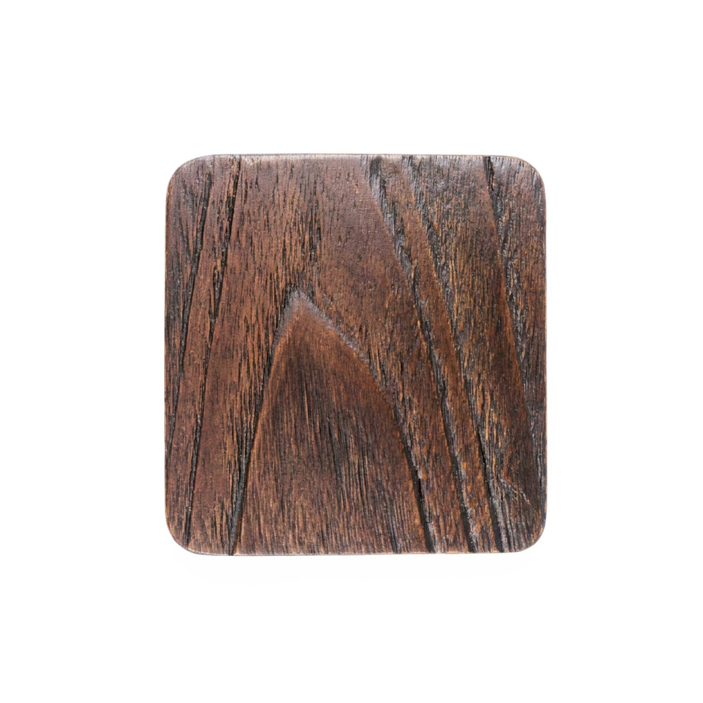 Holz Untersetzer Rustikal Mix 3er-Set | Glasuntersetzer quadratisch
