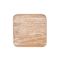 Holz Untersetzer Medium Washed White | Glasuntersetzer Weiß