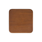 The Material Coaster - Smooth Dark Brown