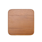 Holz Untersetzer Rustikal Mix 3er-Set | Glasuntersetzer quadratisch
