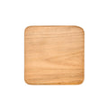 Holz Untersetzer Eckig Smooth | Natur Glasuntersetzer Glatt