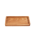 Holz Serviertablett S Natural | Rechteckiges Holztablett Natur