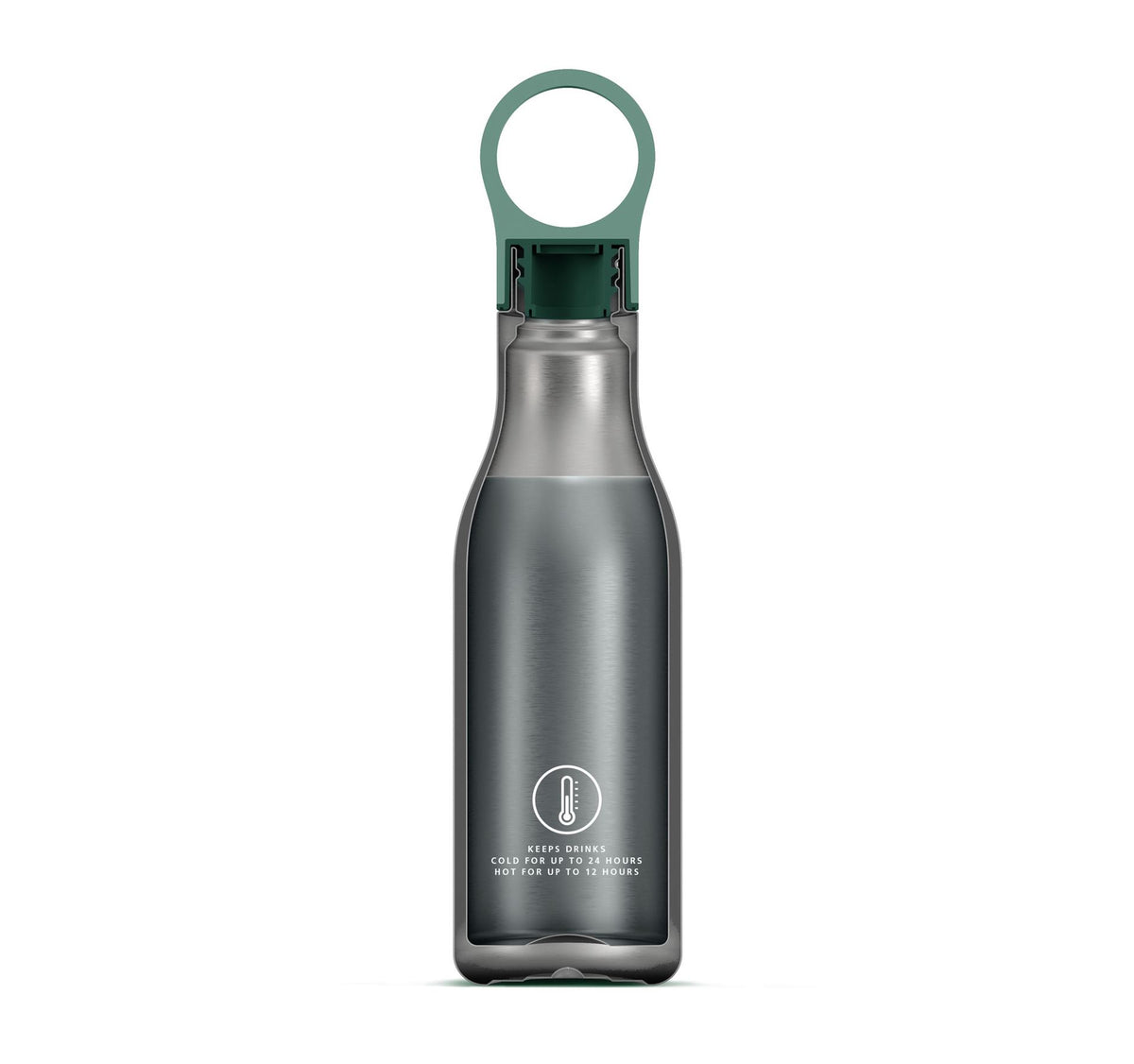 Edelstahl Thermosflasche Loop | Isolierflasche 500 ml